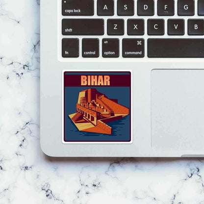 Bihar Sticker waterproof vinyl decal for laptop, bike, car & bottle