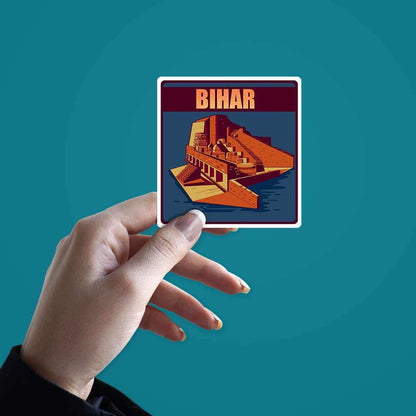 Bihar Sticker waterproof vinyl decal for laptop, bike, car & bottle