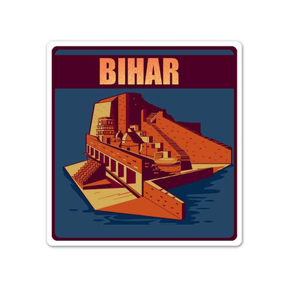 Bihar Sticker waterproof vinyl decal for laptop, bike, car & bottle