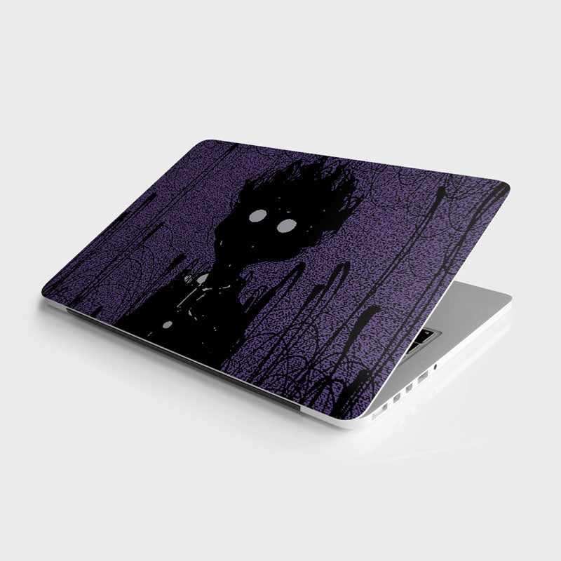Black Guy with White Eyes Laptop Skin waterproof vinyl decal for laptop, bike, car & bottle