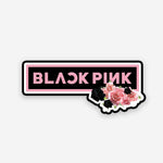 Black Pink sticker waterproof vinyl decal for laptop, bike, car & bottle