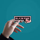 Black Pink sticker waterproof vinyl decal for laptop, bike, car & bottle