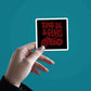 Blood Oil & Gears Sticker waterproof vinyl decal for laptop, bike, car & bottle