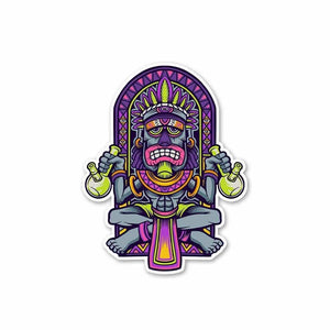 Bong Baba Sticker waterproof vinyl decal for laptop, bike, car & bottle