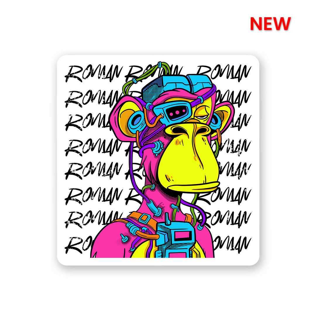 Bored Ape V2 Sticker waterproof vinyl decal for laptop, bike, car & bottle