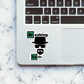 Breaking Code Sticker waterproof vinyl decal for laptop, bike, car & bottle