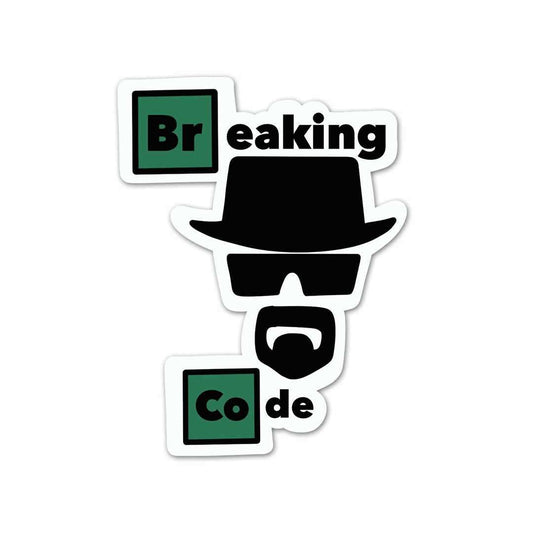 Breaking Code Sticker - STICK IT UP