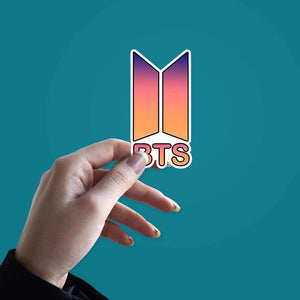 BTS Sticker waterproof vinyl decal for laptop, bike, car & bottle