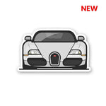 Bugatti Sticker waterproof vinyl decal for laptop, bike, car & bottle