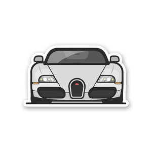 Bugatti Sticker waterproof vinyl decal for laptop, bike, car & bottle