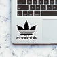 Cannabis Sticker waterproof vinyl decal for laptop, bike, car & bottle