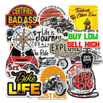 Cars/Bike Sticker Pack [15 Sticker] waterproof vinyl decal for laptop, bike, car & bottle