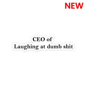 CEO Sticker waterproof vinyl decal for laptop, bike, car & bottle