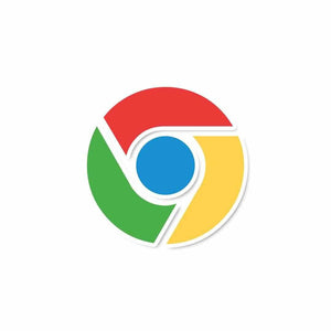 Chrome Sticker waterproof vinyl decal for laptop, bike, car & bottle