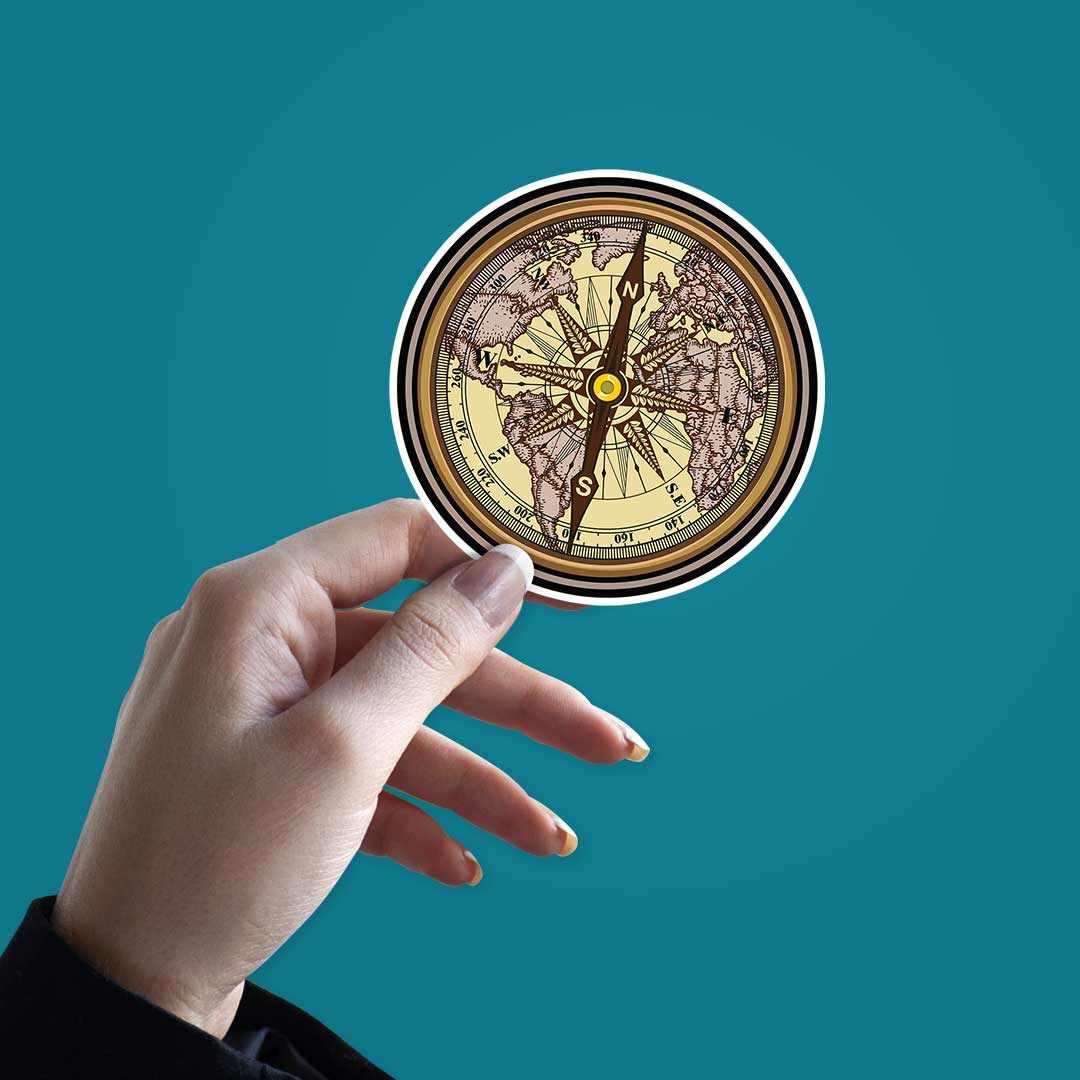Compas Stickr Compass Sticker - Stickers | STICK IT UP