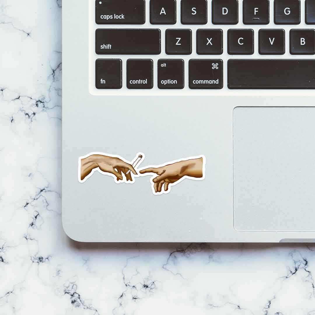Connecting People Sticker waterproof vinyl decal for laptop, bike, car & bottle
