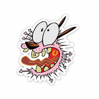 Courage the Cowardly Dog Sticker - STICK IT UP
