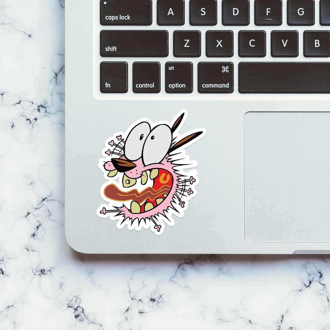 Courage the Cowardly Dog Sticker - STICK IT UP