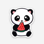 Cute Panda sticker waterproof vinyl decal for laptop, bike, car & bottle