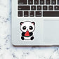 Cute Panda sticker waterproof vinyl decal for laptop, bike, car & bottle