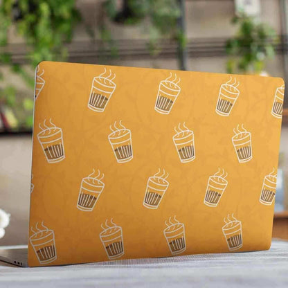 Cutting Chai Laptop Skin waterproof vinyl decal for laptop, bike, car & bottle