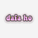 Dafa Ho Sticker waterproof vinyl decal for laptop, bike, car & bottle