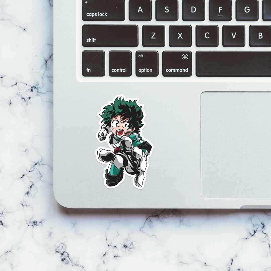 Deku sticker waterproof vinyl decal for laptop, bike, car & bottle