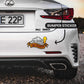 Did you die though? Bumper Sticker waterproof vinyl decal for laptop, bike, car & bottle
