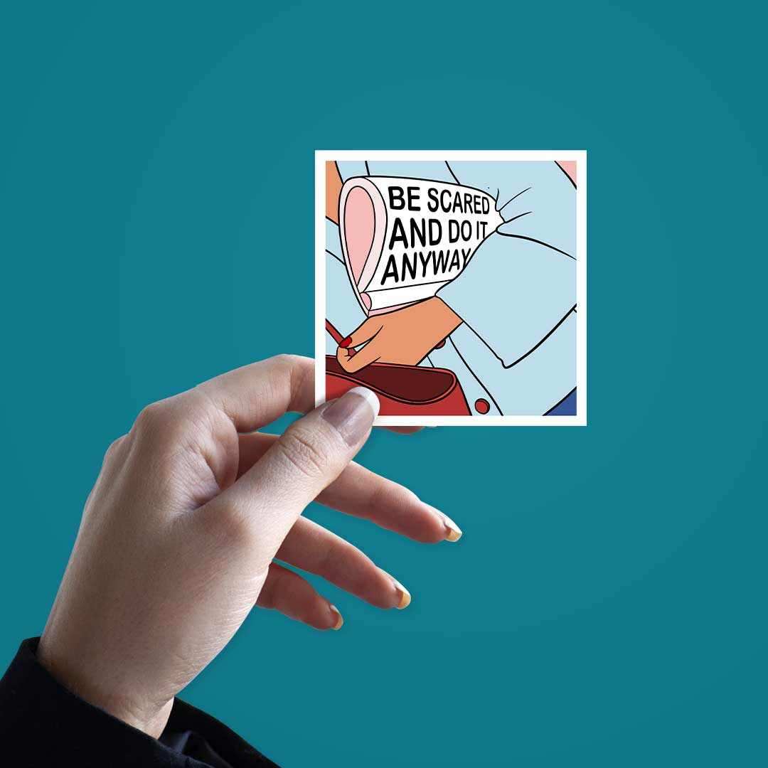 Do It Anyway Sticker waterproof vinyl decal for laptop, bike, car & bottle