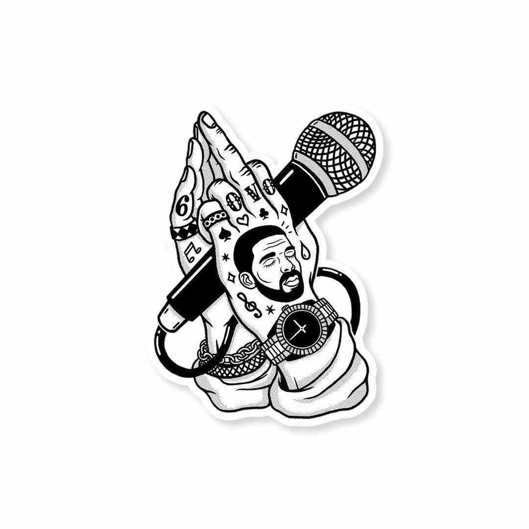 Buy Drake Sticker Online | Premium Waterproof Vinyl | STICK IT UP