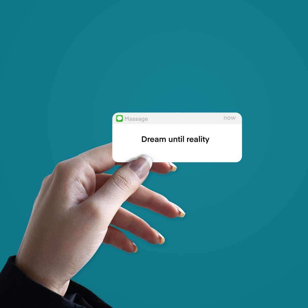 Dream Until Reality Sticker - STICK IT UP