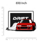 Drift Bumper Sticker waterproof vinyl decal for laptop, bike, car & bottle
