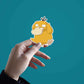Duck Sticker waterproof vinyl decal for laptop, bike, car & bottle