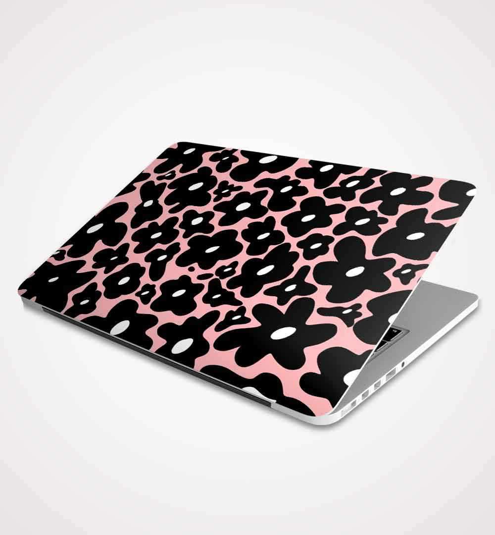 Eccentric Flowers Laptop Skin waterproof vinyl decal for laptop, bike, car & bottle