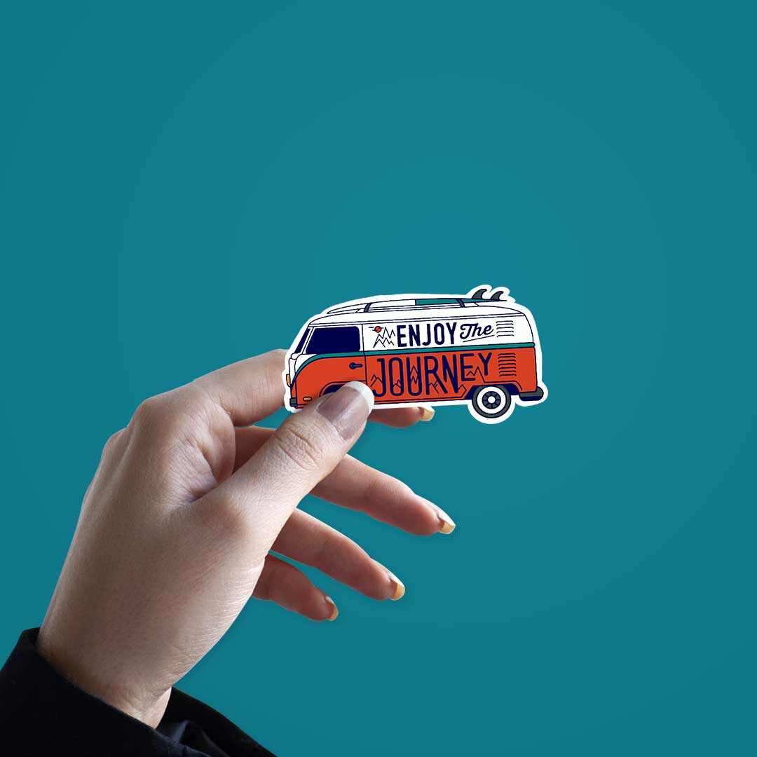 Enjoy the Journey Sticker - STICK IT UP