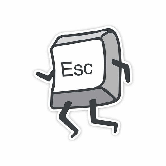 ESC key Sticker - STICK IT UP