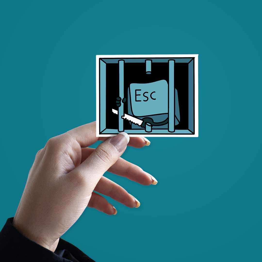 ESCape Sticker - STICK IT UP