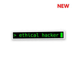 Ethical Hacker Sticker waterproof vinyl decal for laptop, bike, car & bottle