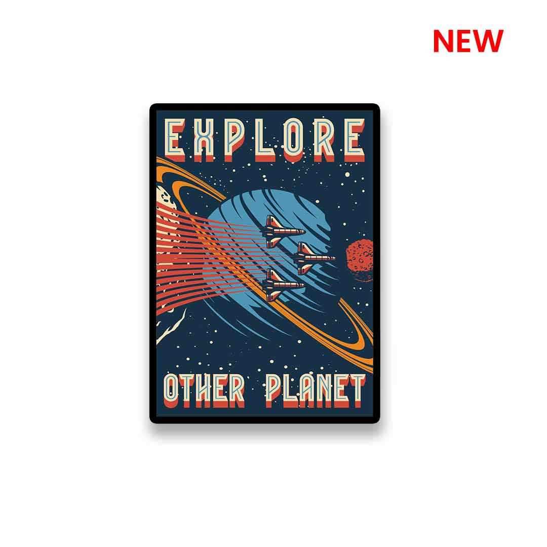 Explore Other Planet Sticker - STICK IT UP