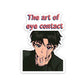 Eye Contact Sticker waterproof vinyl decal for laptop, bike, car & bottle