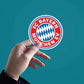 FC Bayern Munich Logo Sticker waterproof vinyl decal for laptop, bike, car & bottle