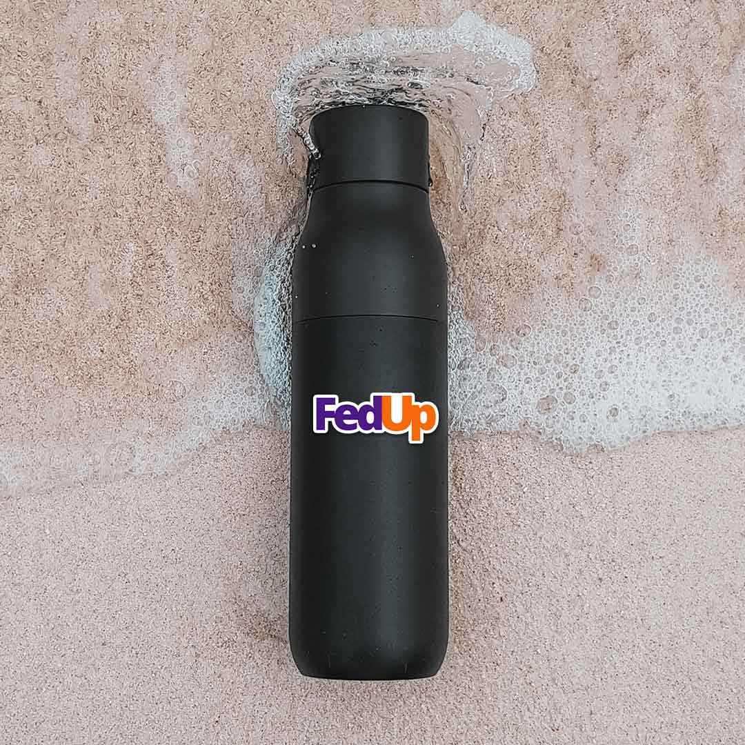 Fedup Sticker waterproof vinyl decal for laptop, bike, car & bottle