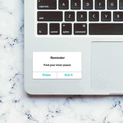 Find your Inner Peace Sticker - STICK IT UP