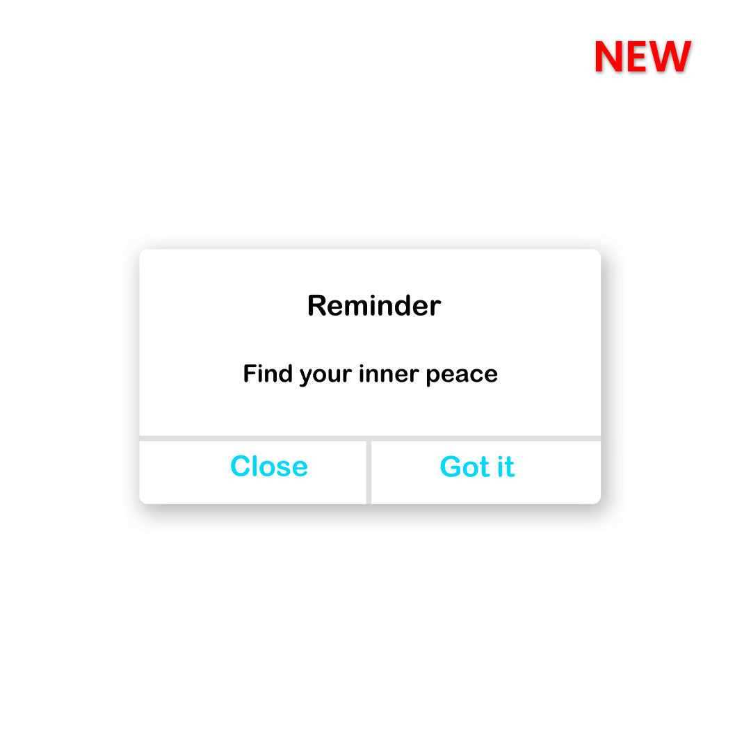 Find your Inner Peace Sticker waterproof vinyl decal for laptop, bike, car & bottle