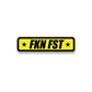 FKN FST Sticker waterproof vinyl decal for laptop, bike, car & bottle