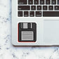 Floppy Sticker waterproof vinyl decal for laptop, bike, car & bottle