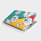 Floral Pattern Laptop Skin waterproof vinyl decal for laptop, bike, car & bottle