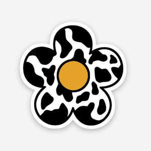 Flower sticker waterproof vinyl decal for laptop, bike, car & bottle
