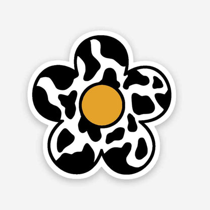 Flower sticker waterproof vinyl decal for laptop, bike, car & bottle