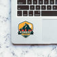 Forest Adventure Sticker waterproof vinyl decal for laptop, bike, car & bottle